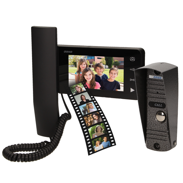 Video doorphone set LIBER MEMO "pin-hole" camera, 4,3" display