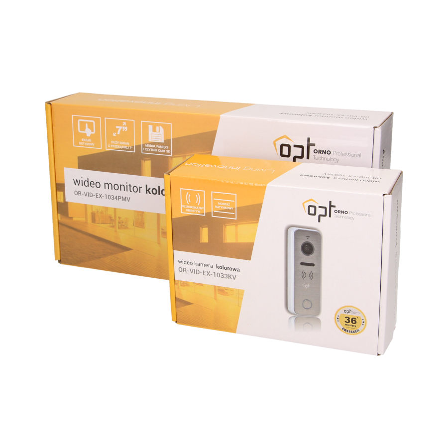 REX MEMO, video doorphone set, 4-wire, 7", touch screen