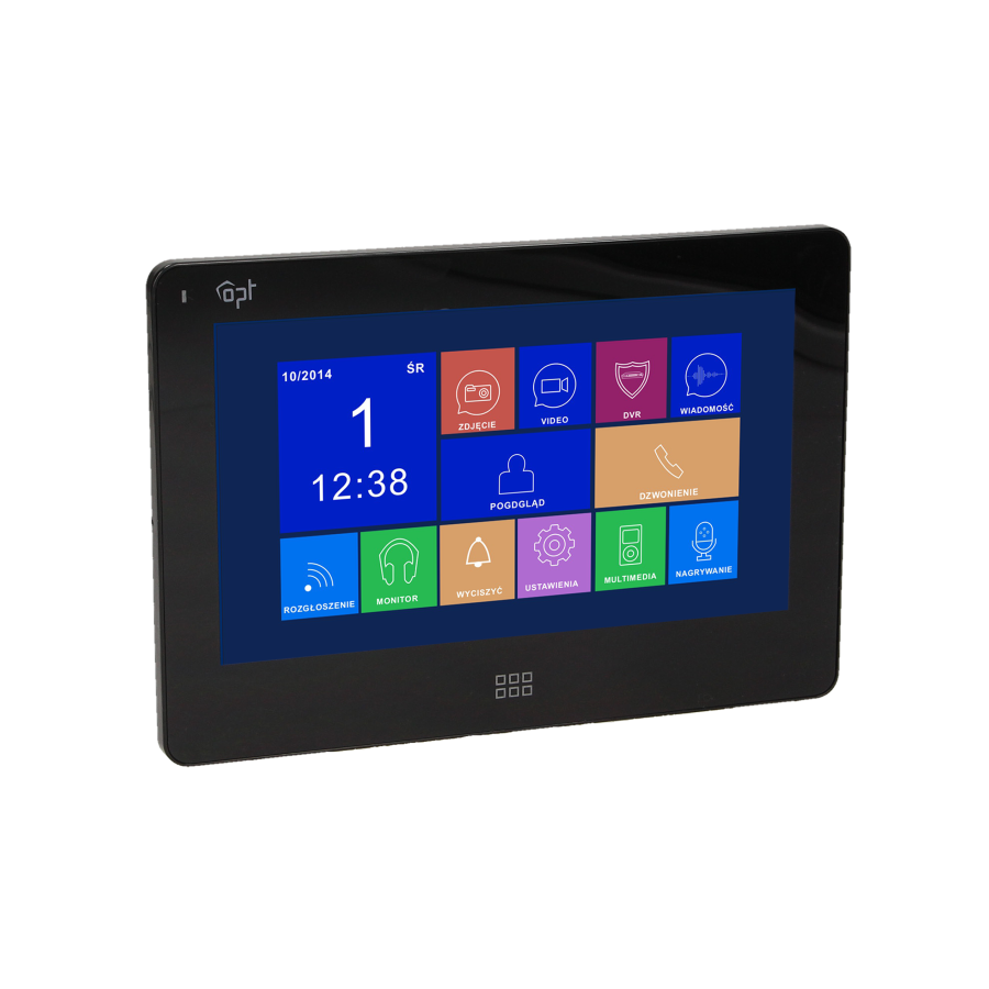 REX MEMO, video doorphone set, 4-wire, 7", touch screen