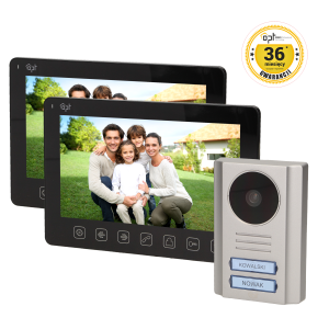 Zestaw wideodomofonowy PARS MULTI 7", czarny