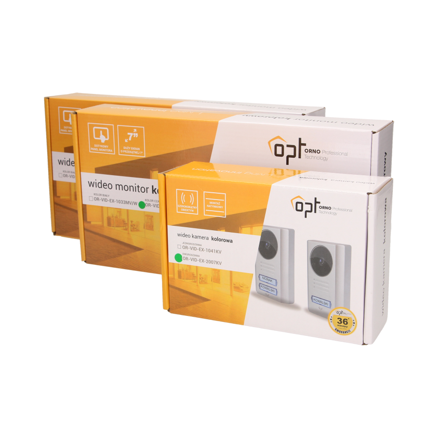 Zestaw wideodomofonowy PARS MULTI 7", czarny