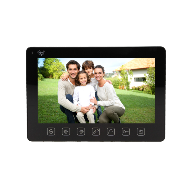 Zestaw wideodomofonowy PARS MULTI 7", czarny