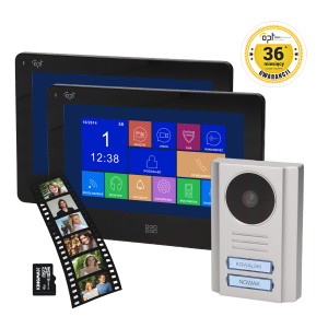 Two-family videodoorphone SALUS MEMO MULTI, 7"