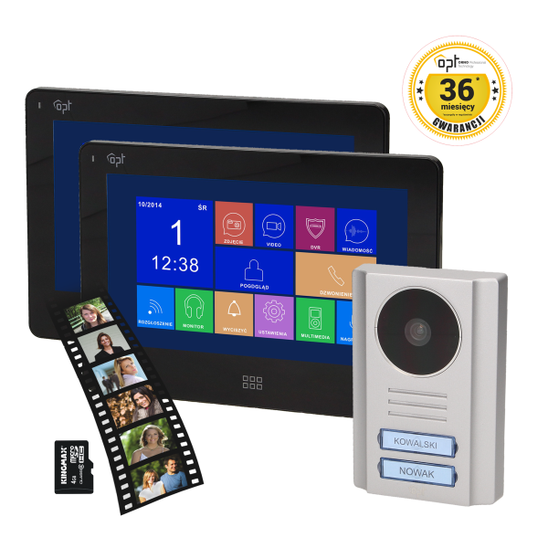 Zestaw wideodomofonowy SALUS MEMO MULTI 7"