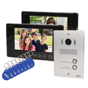 Two family videodoorphone ARX MULTI P, 7"