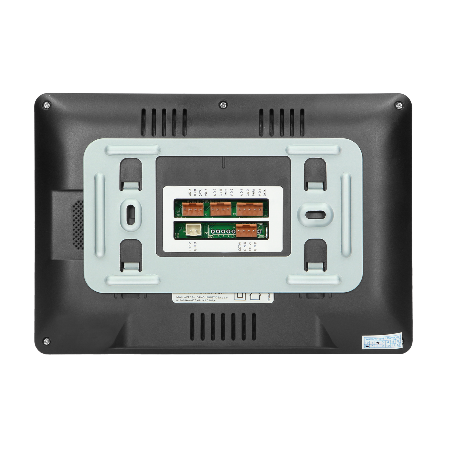 Video-monitor 7" for extension of video door phone sets, VIBELL series, black