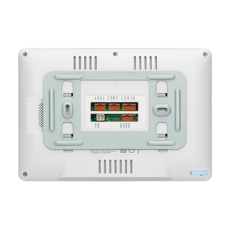 Video-monitor 7" for extension of video door phone sets, VIBELL series, white