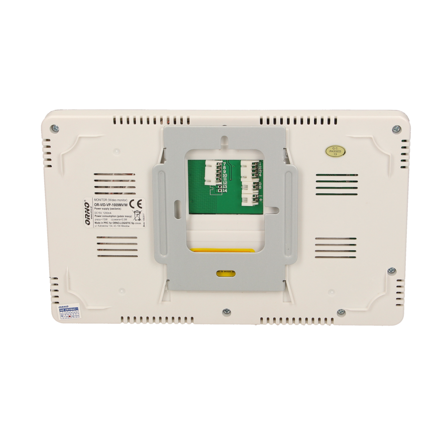 Video monitor 7" for extension of videodoorphone, ARX series