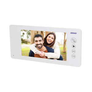 Wideo monitor bezsłuchawkowy 7" do rozbudowy zestawów z serii JS, biały