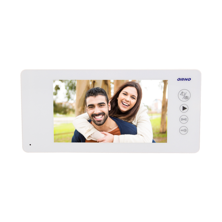 Wideo monitor bezsłuchawkowy 7" do rozbudowy zestawów z serii JS, biały *