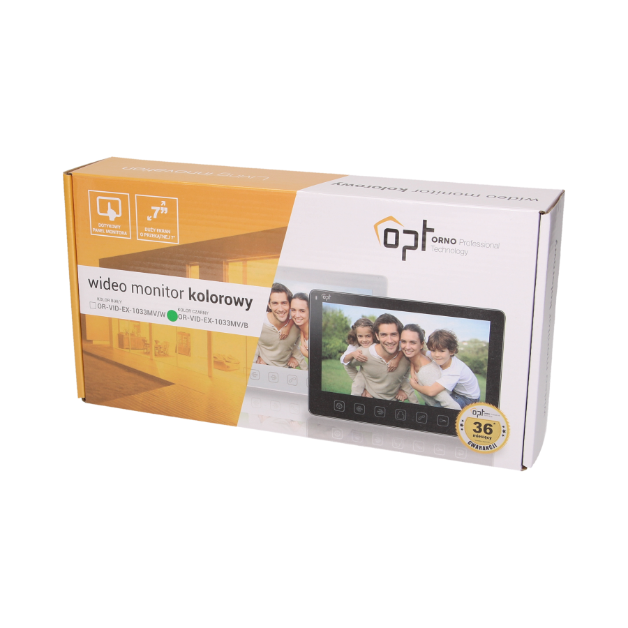 Wideo monitor bezsłuchawkowy 7" do rozbudowy zestawów z serii EX, czarny *