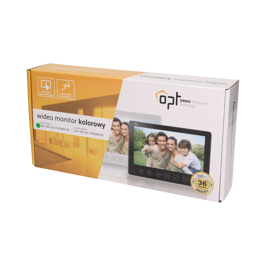 Wideo monitor bezsłuchawkowy 7" do rozbudowy zestawów z serii EX, biały *