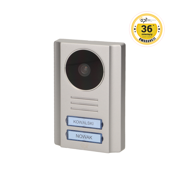 Wideo kaseta dwurodzinna wandaloodporna z kamerą *