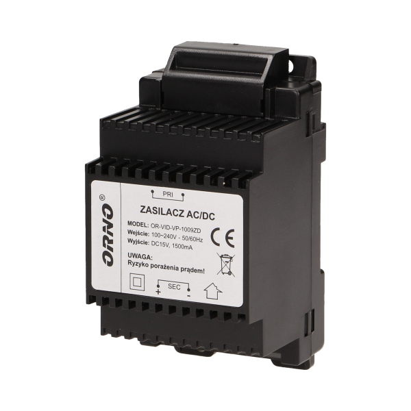 Power supply on DIN bus