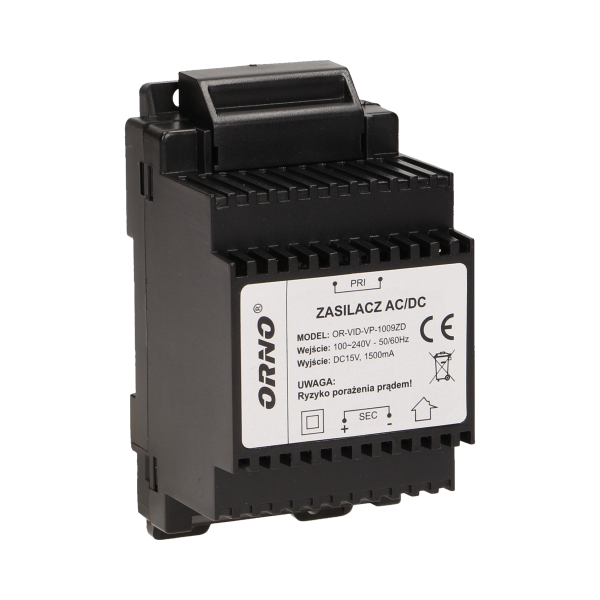 Power supply on DIN bus