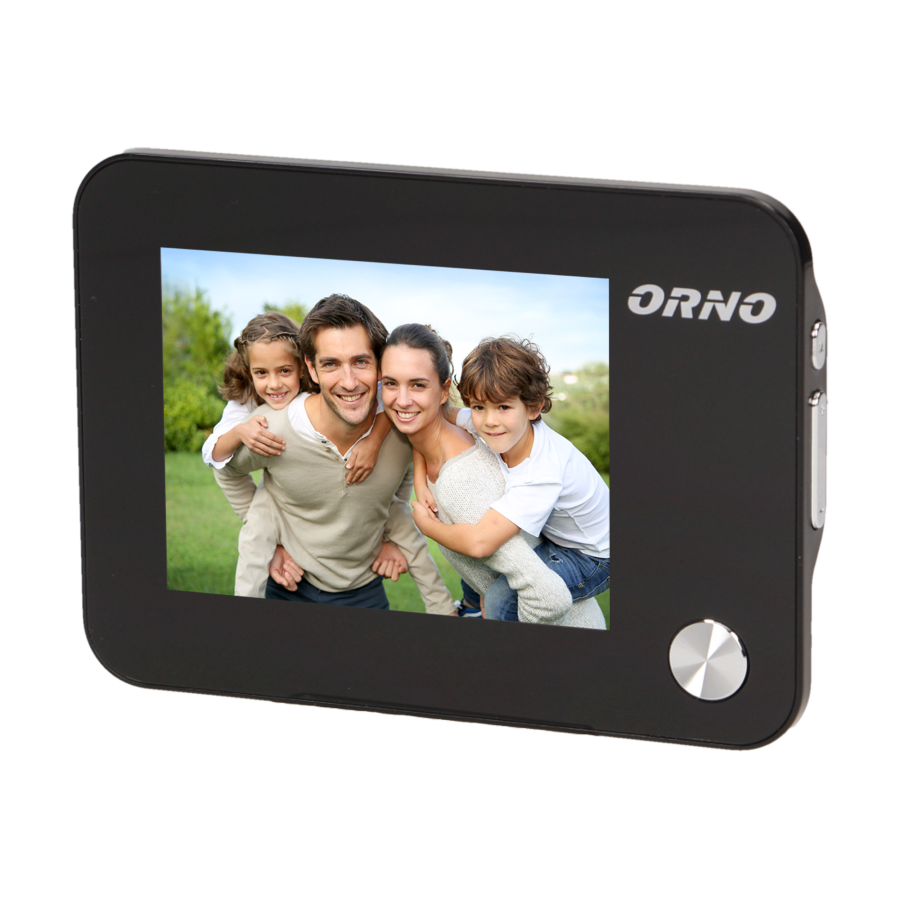 Electronic door viewer with doorbell and recording function