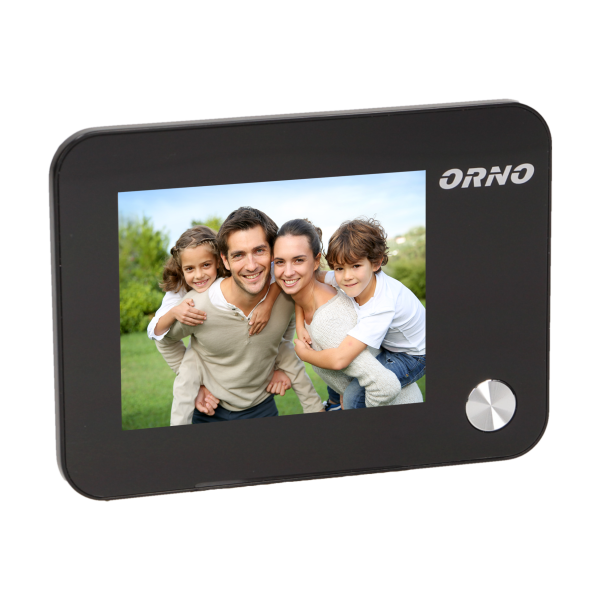 Electronic door viewer with doorbell and recording function