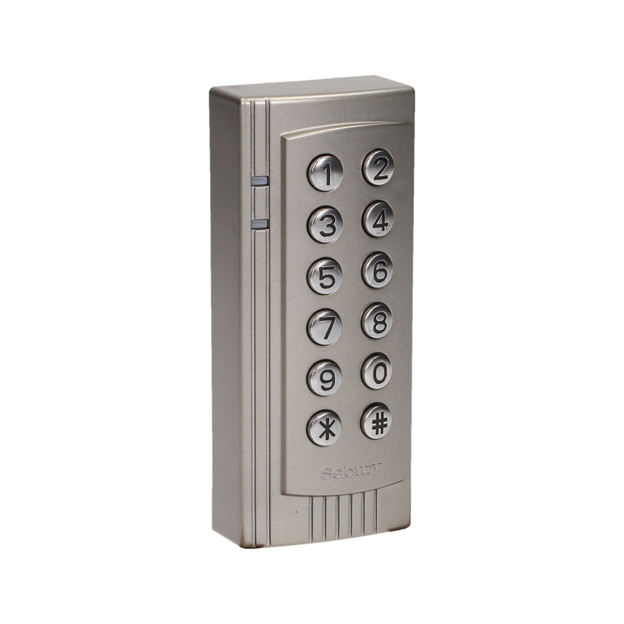 Zamek szyfrowy z czytnikiem kart i breloków zbliżeniowych, IP20