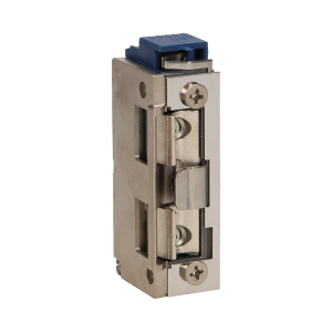 Electric strike with latch guide and lock, MINI