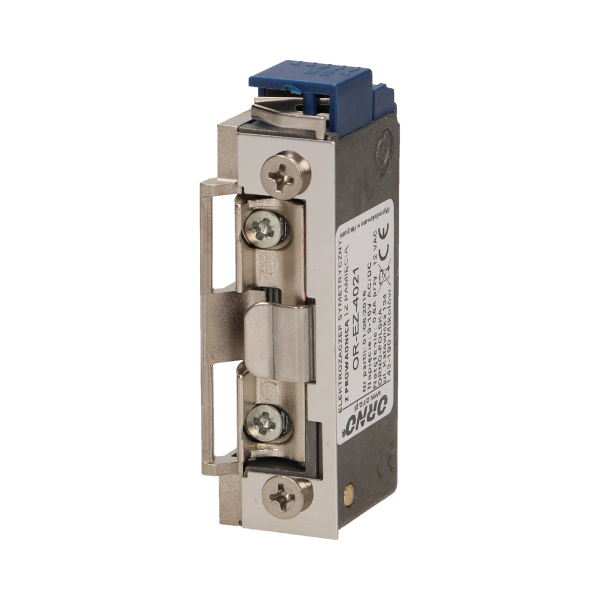 Electric strike with latch guide and lock, MINI