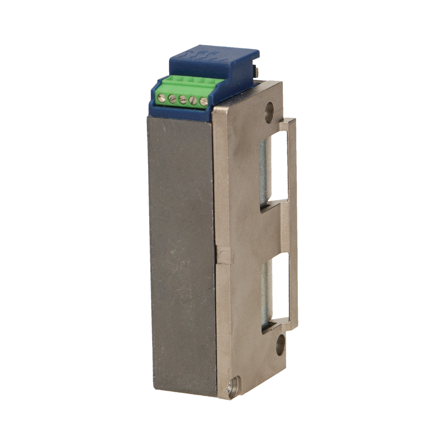 Electric strike with latch guide and lock, MINI