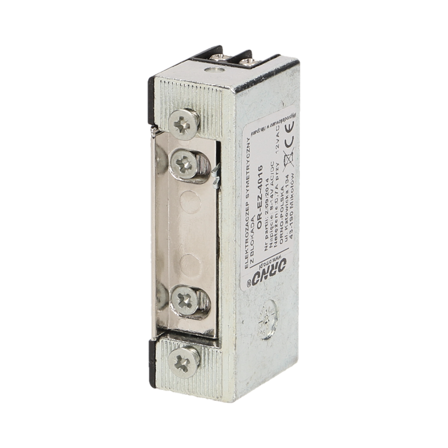 Symmetric electric strike with lock