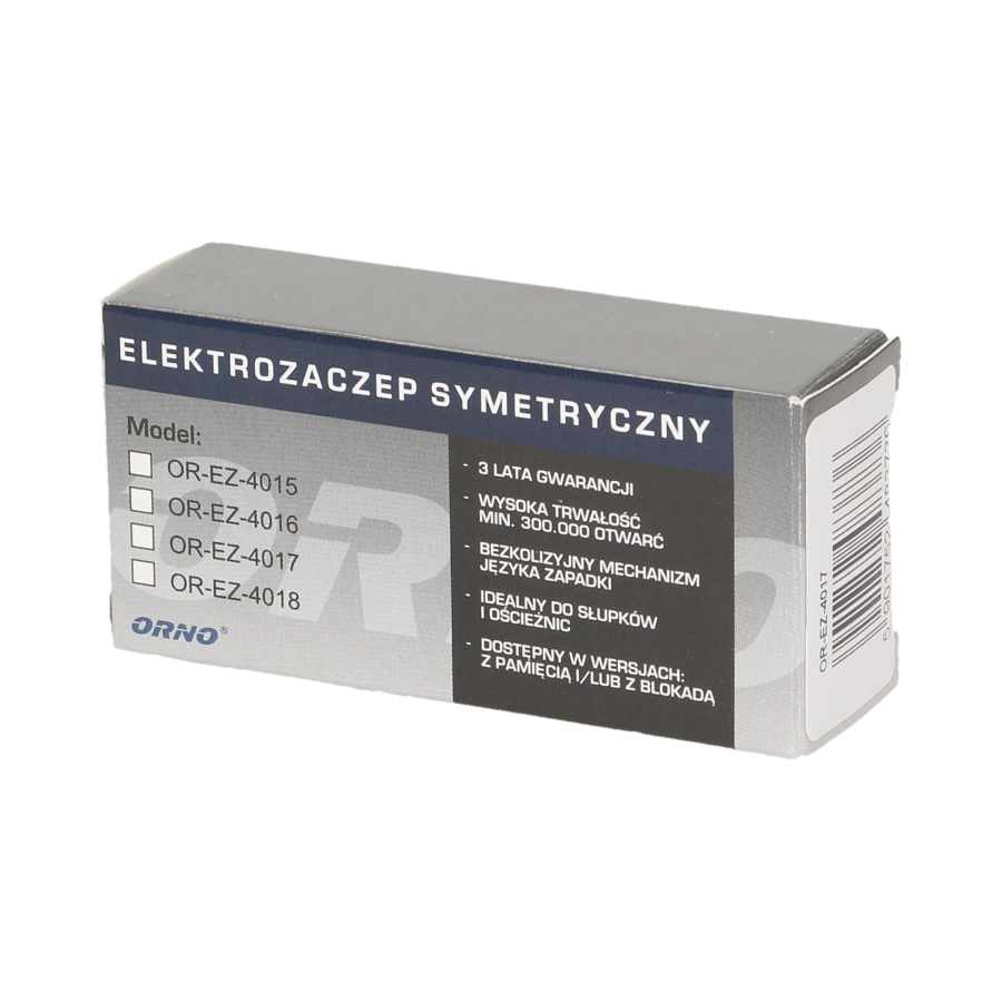 Elektrozaczep symetryczny z pamięcią i z blokadą