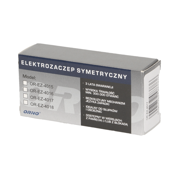 Symmetric electric strike with memory and lock