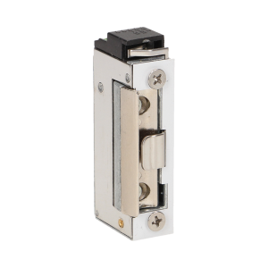 Symmetric electric strike with unclosed door signalling, MINI