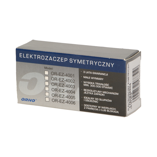 Symmetric electric with latch guide, without memory and lock, MINI