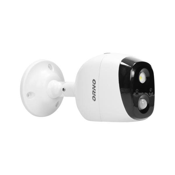 Alarm bezprzewodowy z wbudowaną syreną i sygnalizatorem świetlnym sterowany pilotem, IP44, 5m, bateryjny