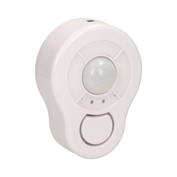 Mini alarm bezprzewodowy sufitowy z wbudowaną syreną sterowany pilotem, 5m, bateryjny