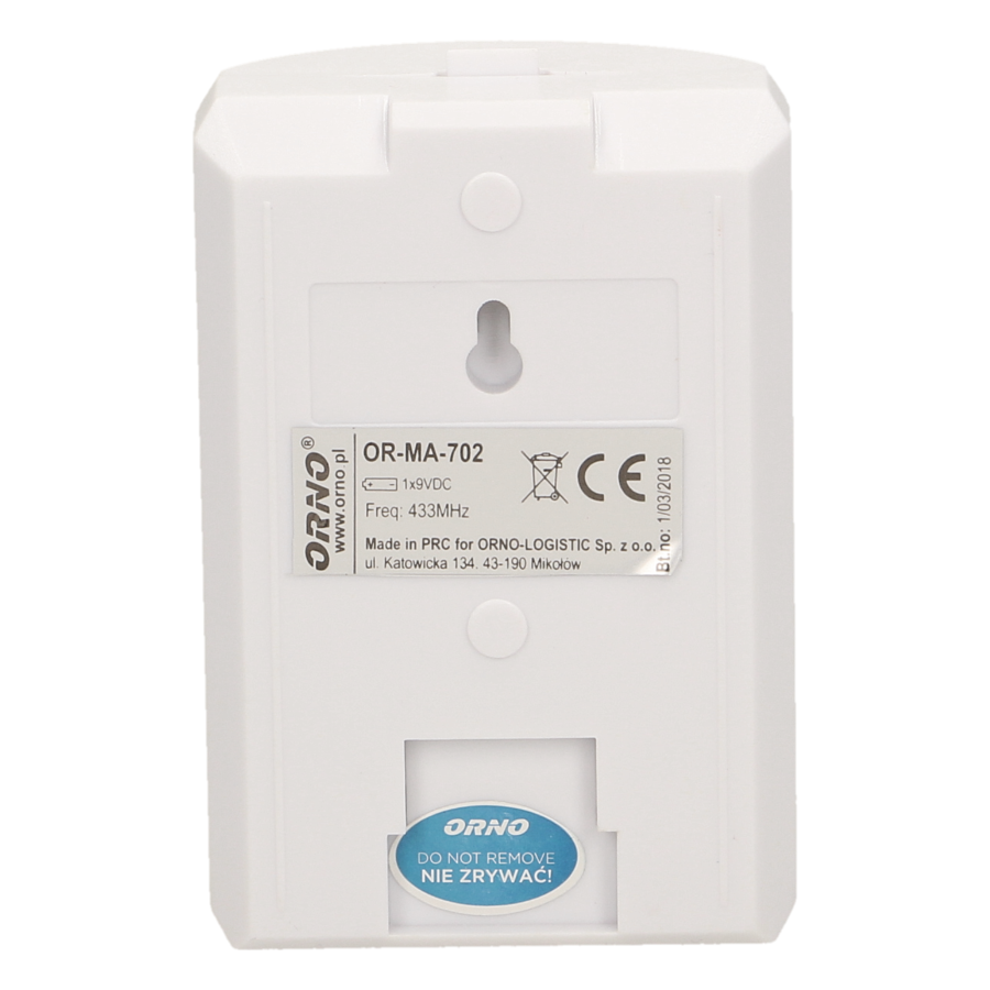 Motion sensor with wireless indicator