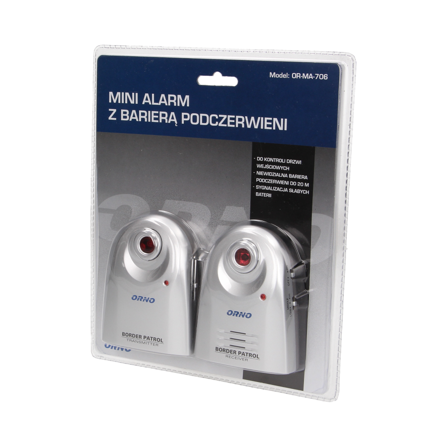 Mini alarm z barierą podczerwieni