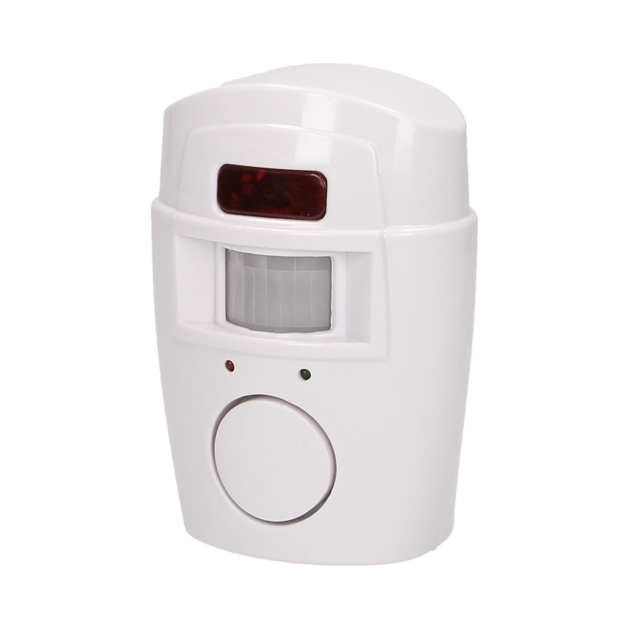 Mini alarm bezprzewodowy z wbudowaną syreną sterowany pilotem, 6m, bateryjny