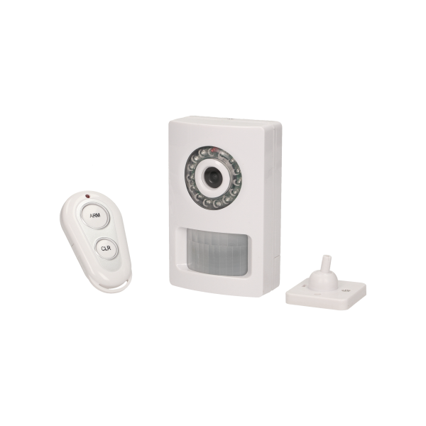 Wireless motion sensor with a built-in camera for MH alarm