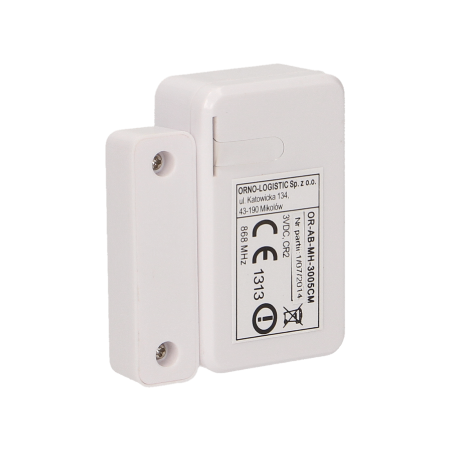 Czujnik magnetyczny bezprzewodowy do alarmów, MH *