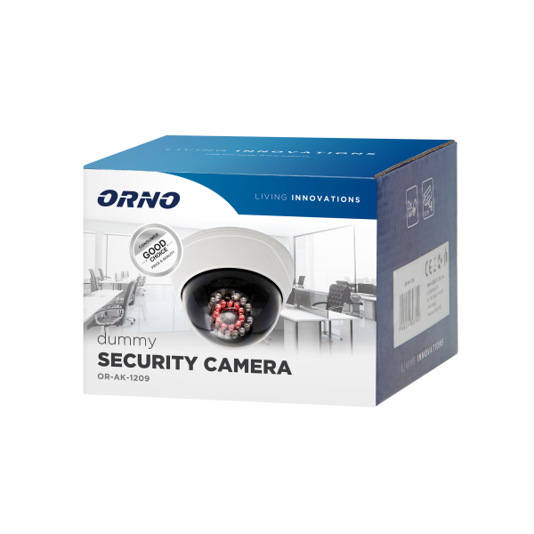 Dummy security CCTV camera with IR diode, battery operated