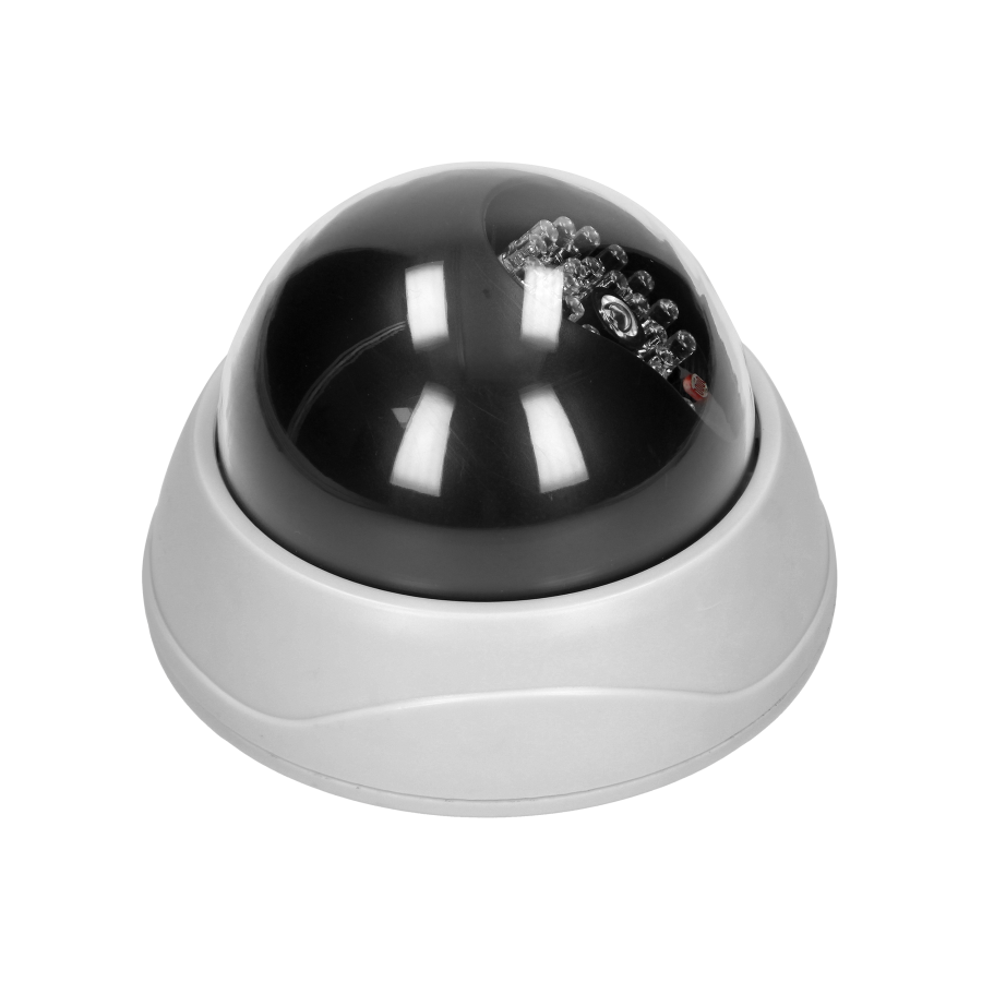 Dummy security CCTV camera with IR diode, battery operated