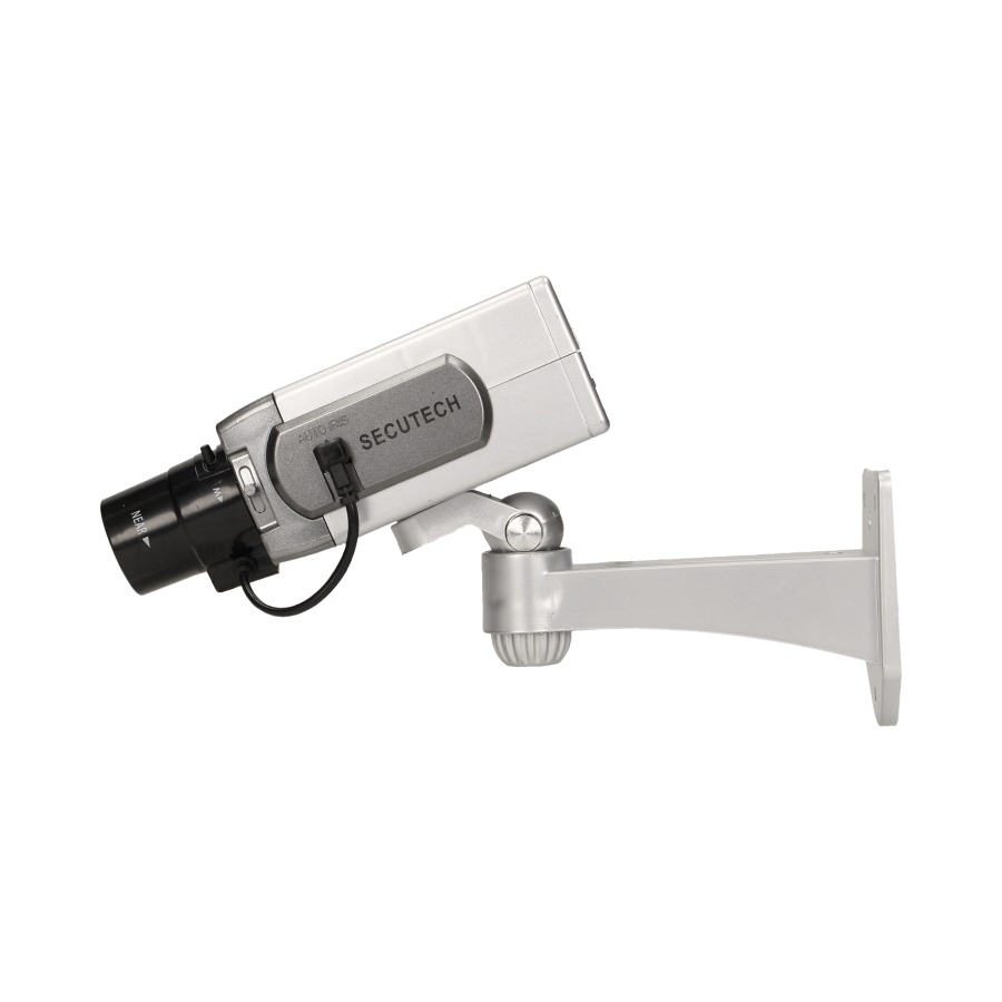 Dummy security CCTV camera with motion sensor