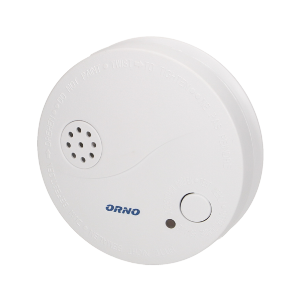 Battery operated carbon monoxide and smoke detector set