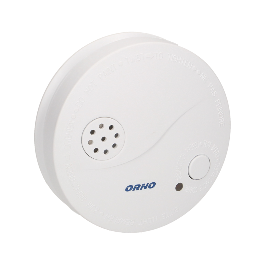 Battery operated carbon monoxide and smoke detector set
