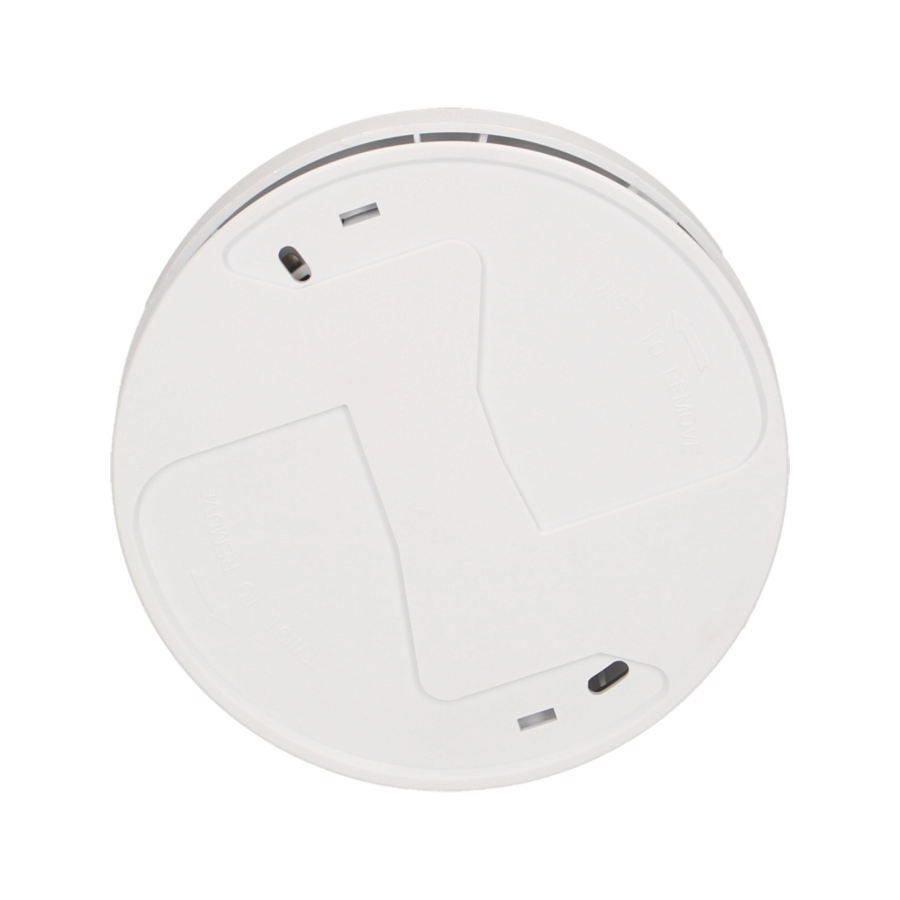 Battery operated carbon monoxide and smoke detector set