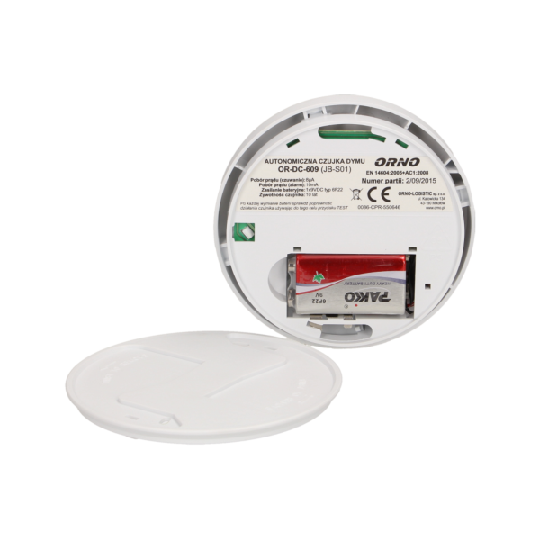 Battery operated carbon monoxide and smoke detector set