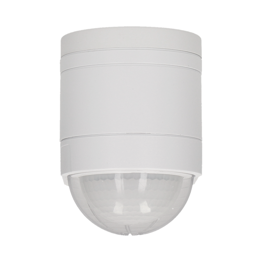 PIR motion sensor 360°, 3 detectors, 3 ways of installation, IP44