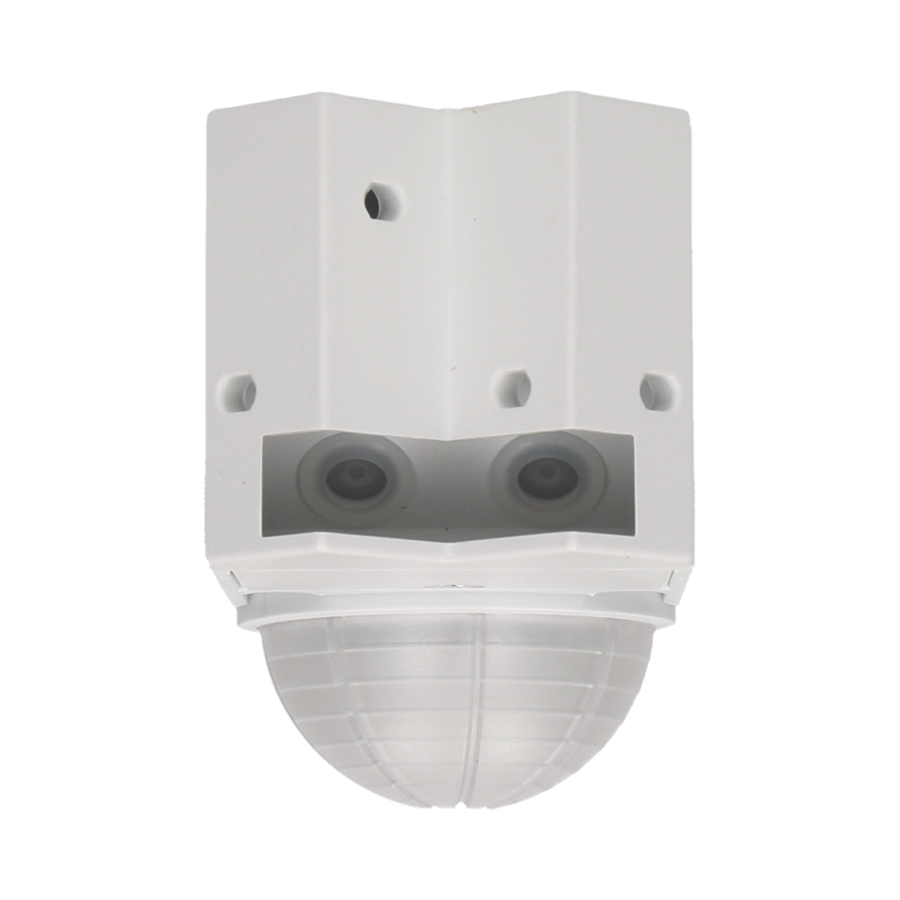 PIR motion sensor 360°, 3 detectors, 3 ways of installation, IP44