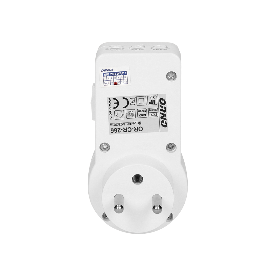 Socket motion detector, 120°