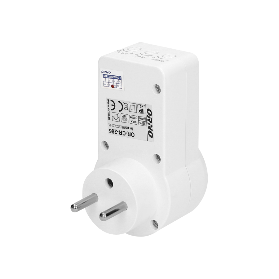 Socket motion detector, 120°