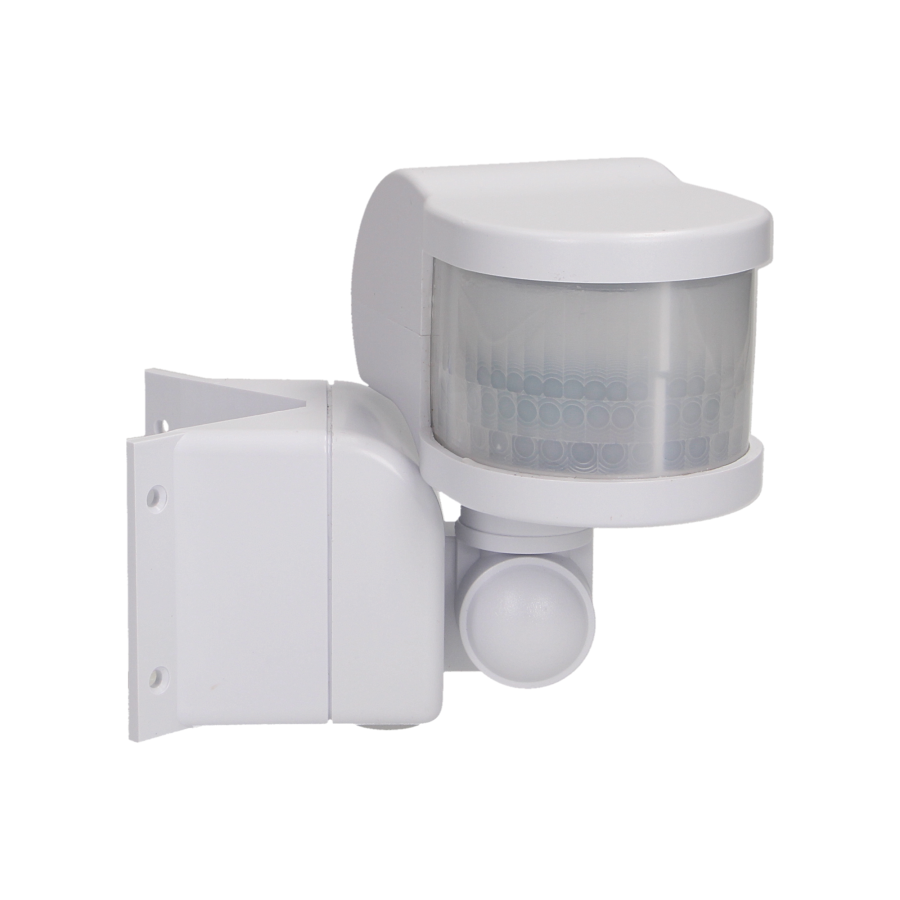 Czujnik ruchu rogowy, 2 sensory 270°, IP44, biały *
