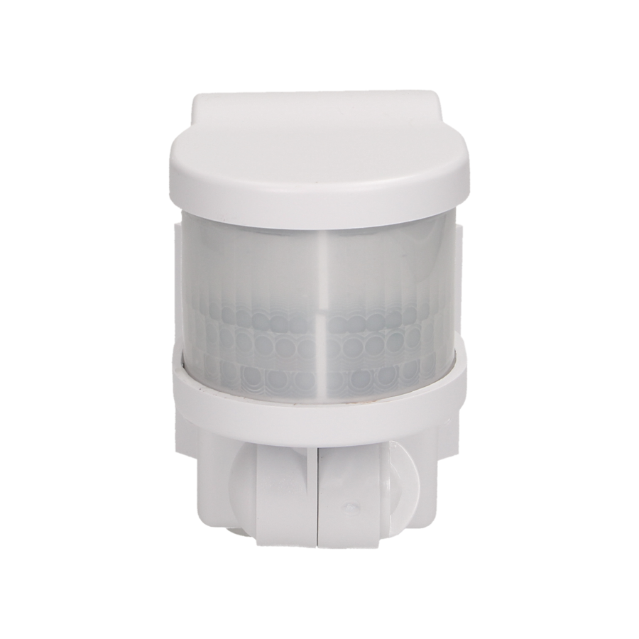 Czujnik ruchu rogowy, 2 sensory 270°, IP44, biały *